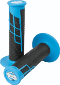 Picture of ProTaper Clamp-On 1/2 Waffle Grip - Neon Blue/Black