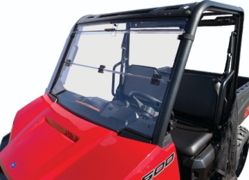 Picture of QuadBoss 17-21 Polaris Ranger 500 Windbreak Folding Windshield