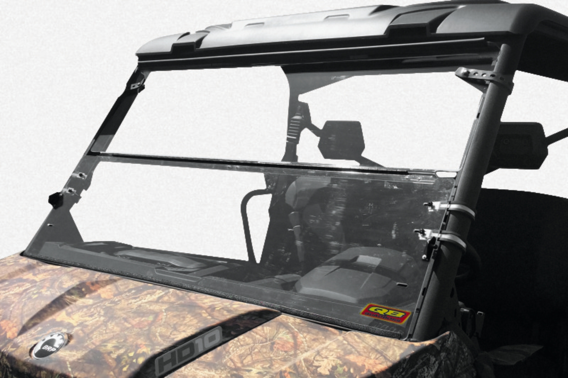 Picture of QuadBoss 16-22 Can-Am Defender HD10 Folding Windshield