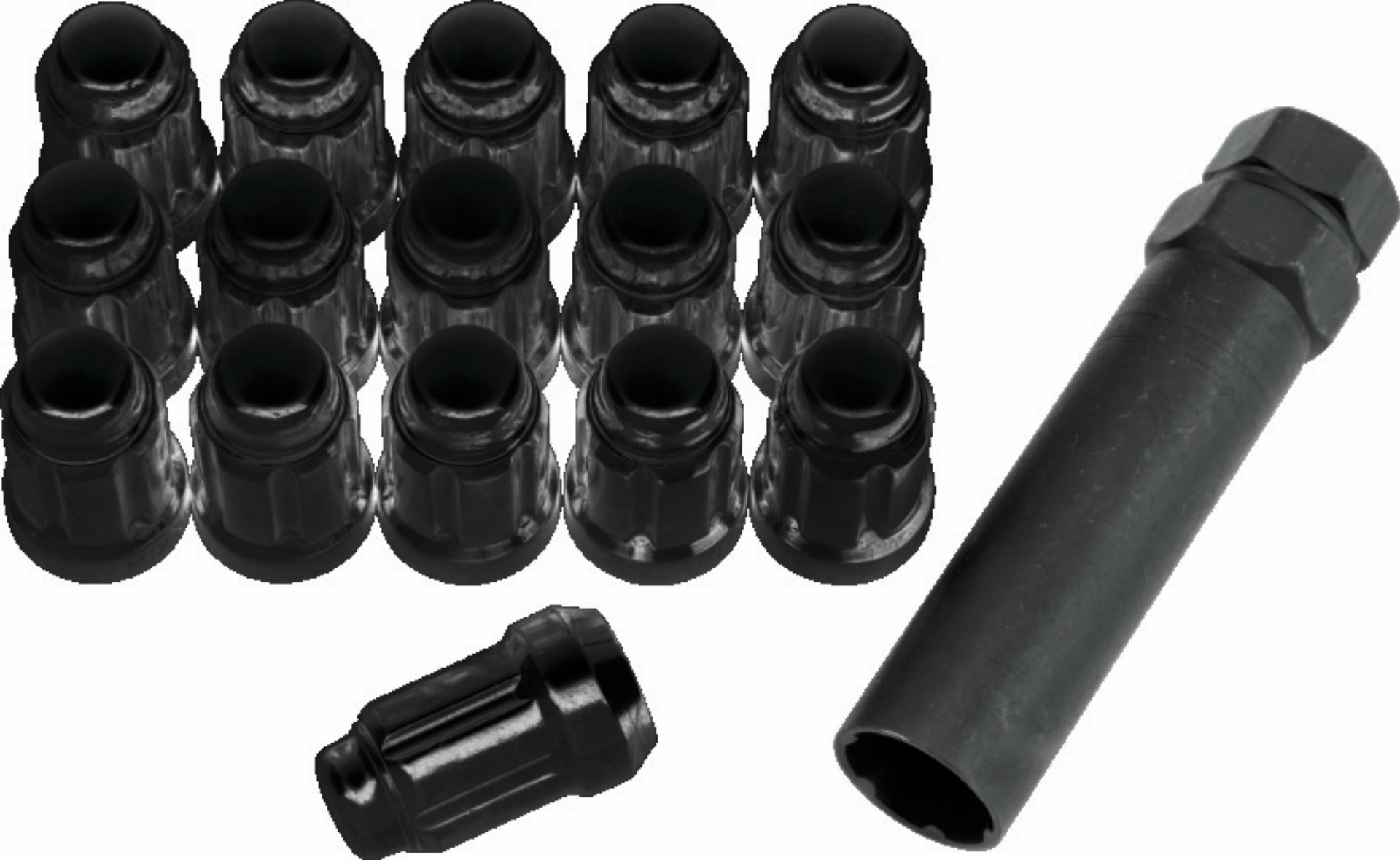 Picture of QuadBoss Spline Lug Nuts 12x1.5 - Black