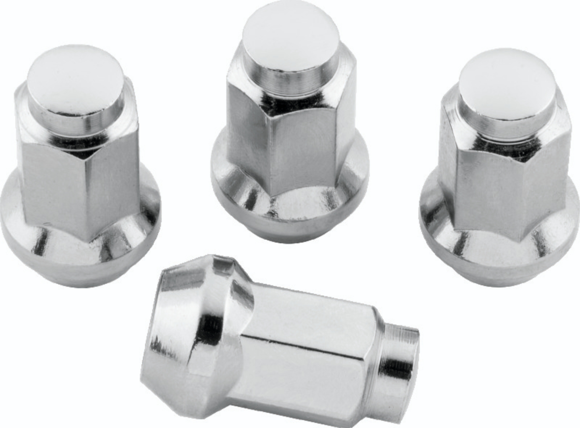 Picture of QuadBoss Lug Nuts 3/8in-24 - 14mm-Od - Chrome  - Box of 4