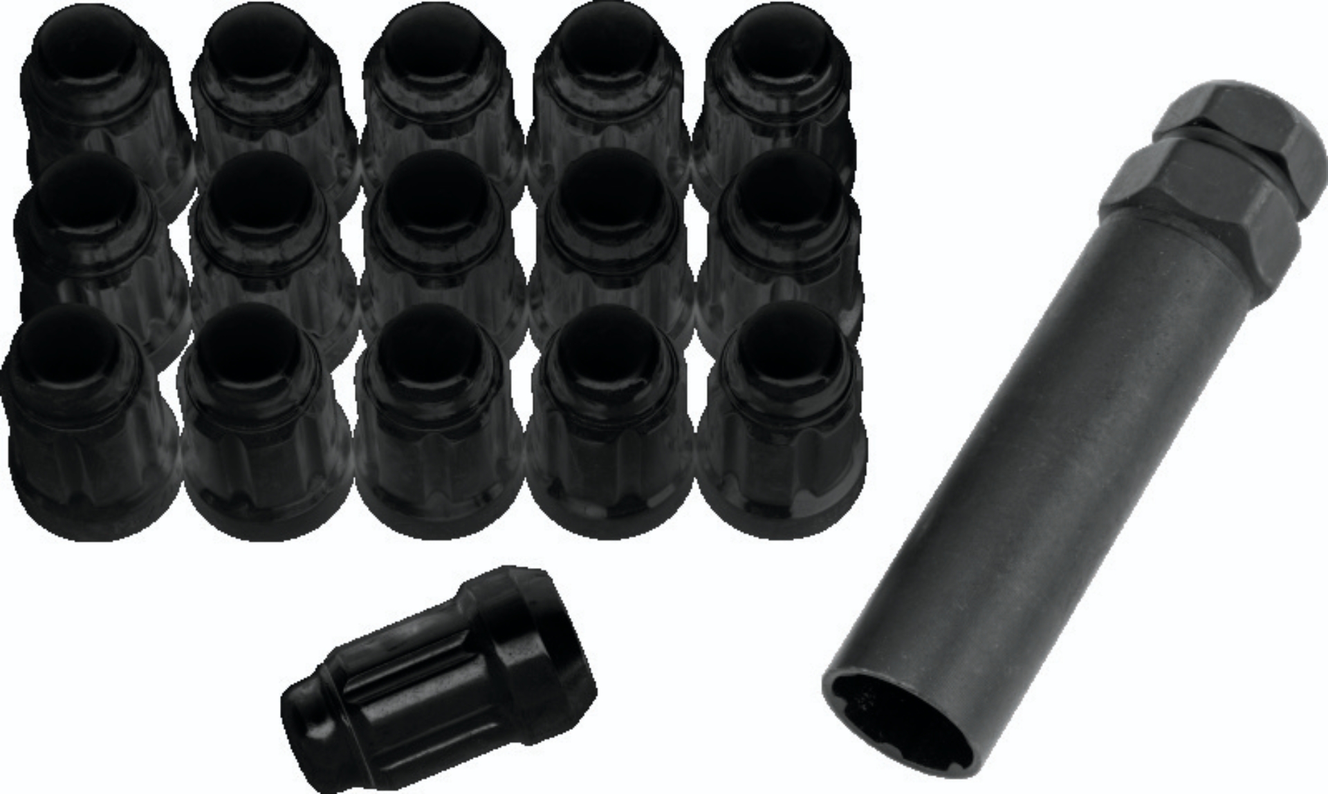 Picture of QuadBoss Spline Lug Nuts 12x1.25 - Black
