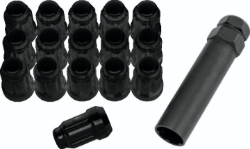 Picture of QuadBoss Spline Lug Nuts 12x1.25 - Black