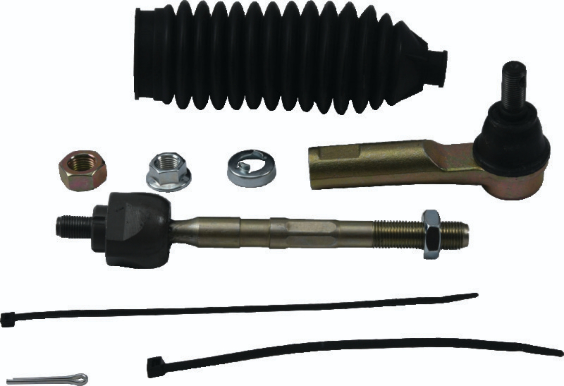 Picture of QuadBoss 15-21 Honda SXS500 Pioneer 500 Steering Rack Tie Rod Assembly Kit - Left Inner & Outer