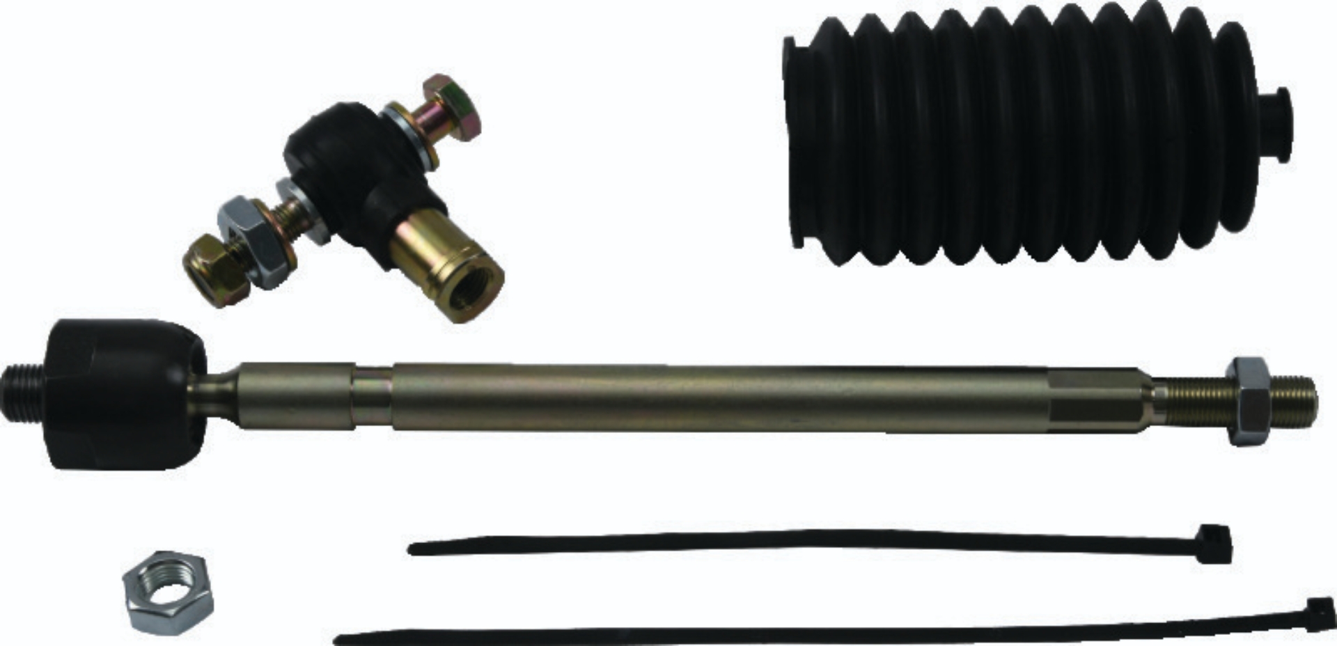Picture of QuadBoss 18-20 Polaris Ranger 1000 EPS Steering Rack Tie Rod Assembly Kit - Left Inner & Outer