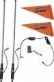 Picture of QuadBoss 4Ft Clear Dual Whip Bluetooth