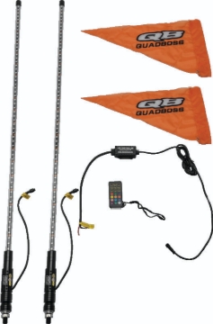Picture of QuadBoss 4Ft Clear Dual Whip Bluetooth