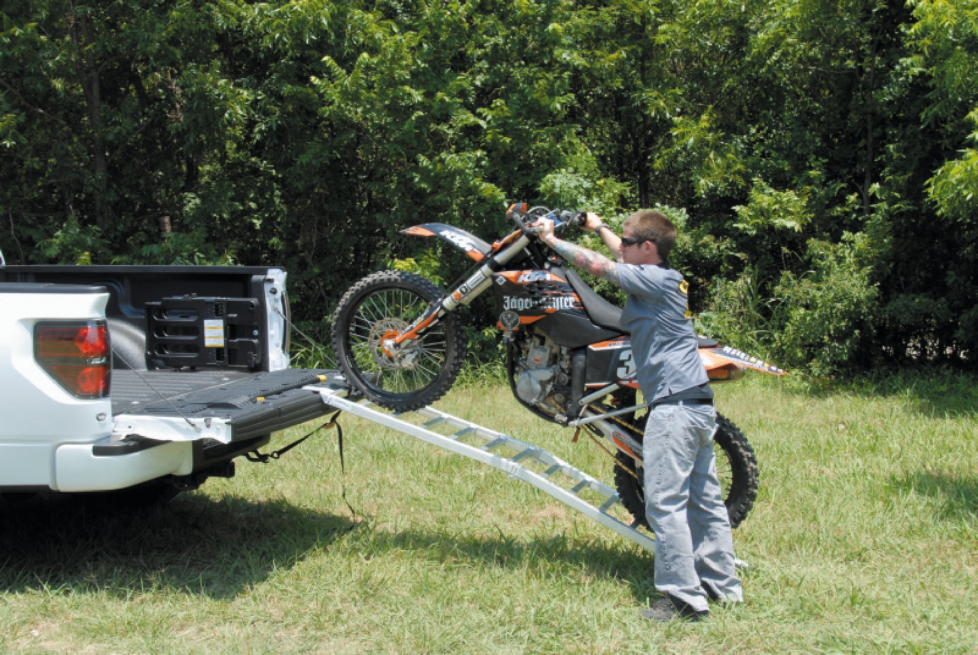 Picture of QuadBoss Folding Arched UTV Ramp 18x89