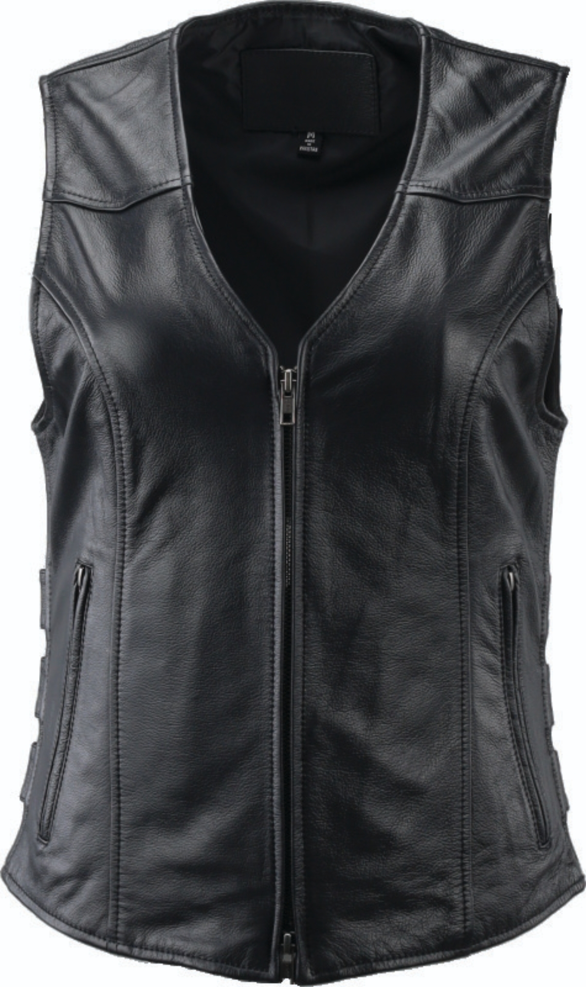 Picture of Kuryakyn Leather By River Road Plains Leather Vest Black Womens - Small