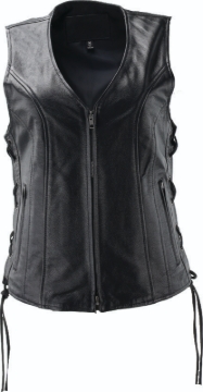 Picture of Kuryakyn Leather By River Road Sapphire Leather Vest Black Womens - XL
