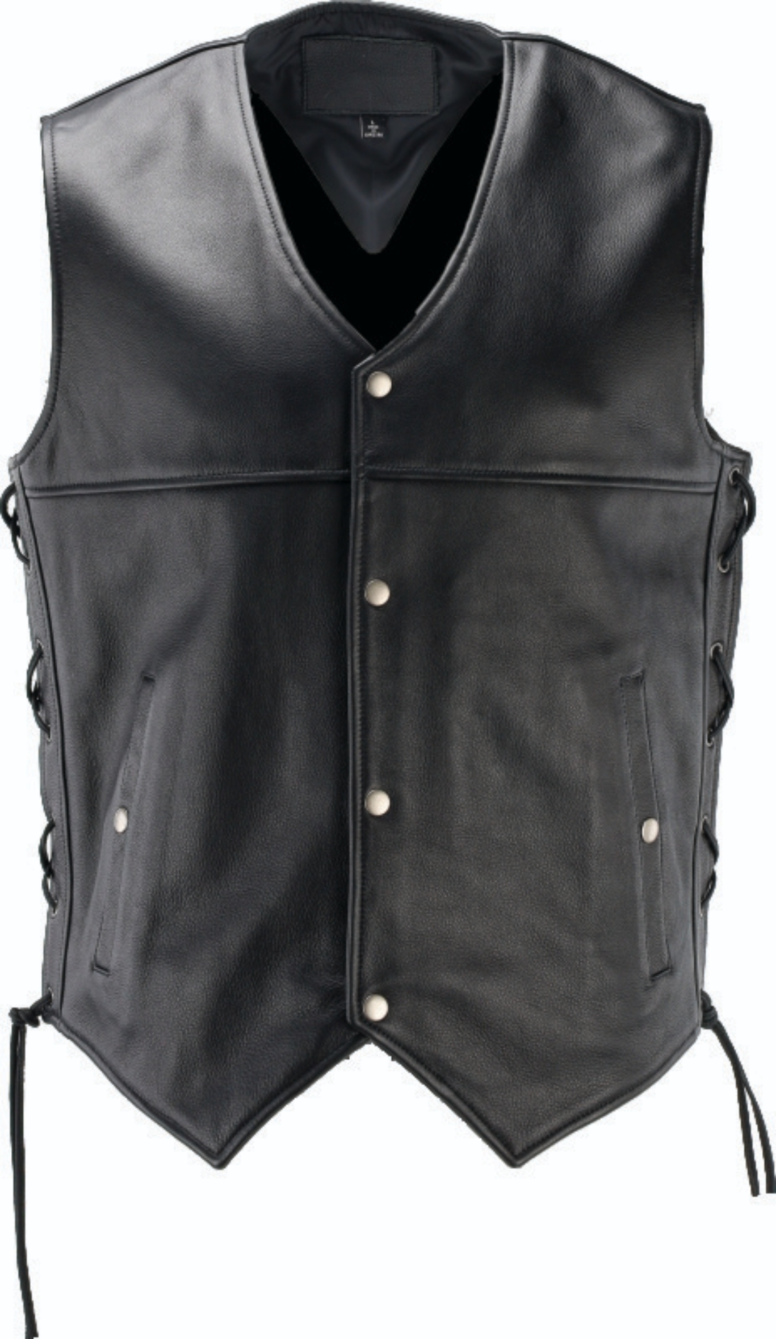 Picture of Kuryakyn Leather By River Road Old Skool Leather Vest Black - Medium