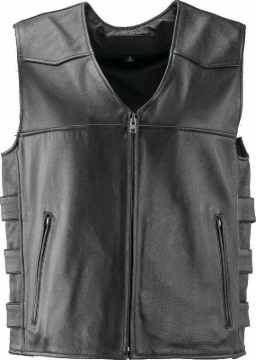 Picture of Kuryakyn Leather By River Road Plains Leather Vest Black - Large