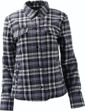Picture of Kuryakyn Leather By River Road Cameo Flannel Moto Shirt Womens - Medium