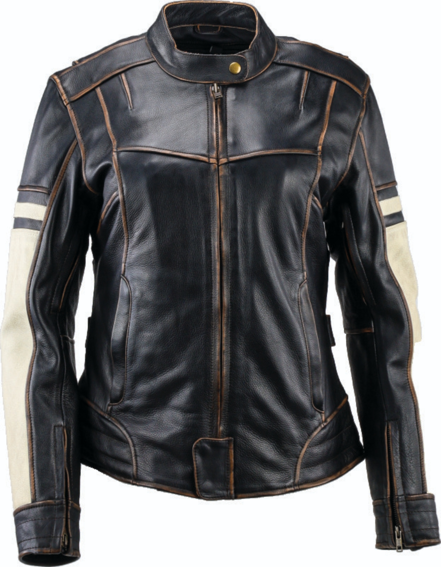 Picture of Kuryakyn Leather By River Road Dame Vintage Leather Jacket Black Womens - Medium