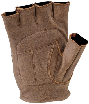 Picture of Kuryakyn Leather By River Road Buster Vintage Shorty Gloves Black - Medium