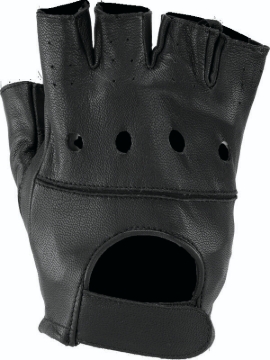 Picture of Kuryakyn Leather By River Road Diamond Shorty Gloves Black Womens - Small