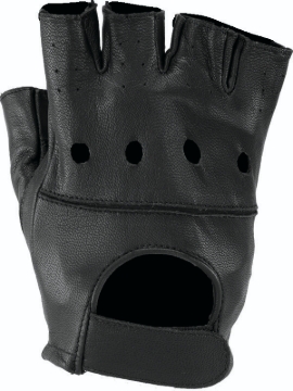 Picture of Kuryakyn Leather By River Road Hollister Shorty Gloves Black - Large