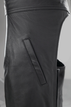 Picture of Kuryakyn Leather By River Road Plains Leather Chaps Black - Large