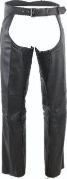 Picture of Kuryakyn Leather By River Road Longhaul Leather Chaps Black - Small