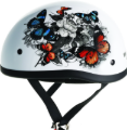 Picture of Skid Lids White Rose Original Helmet- Medium