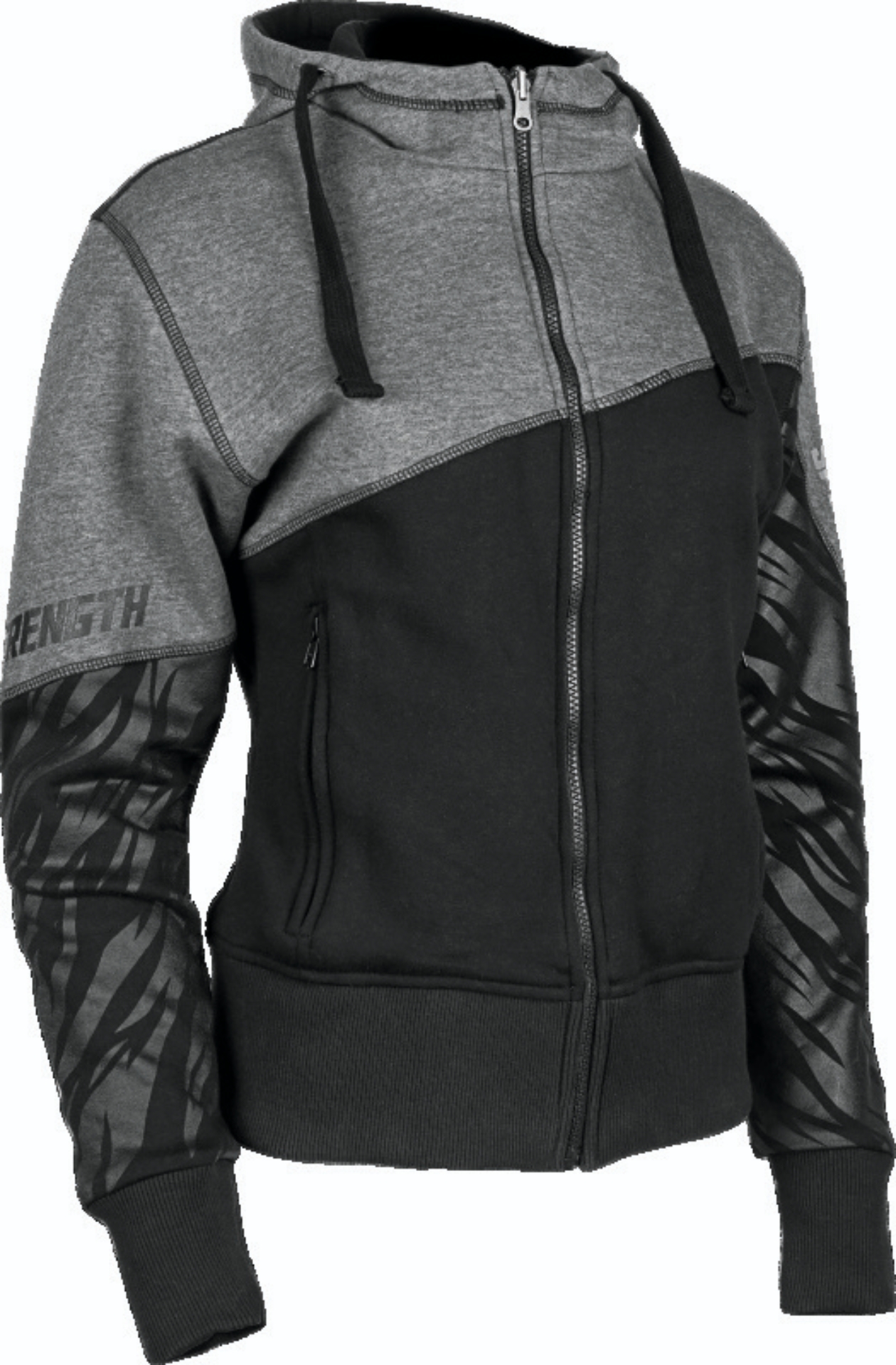 Picture of Speed and Strength Cat Outa Hell Hoody Grey/Black Womens - Medium