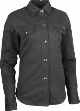 Picture of Speed and Strength Speed Society Armored Moto Shirt Black Womens - 2XL