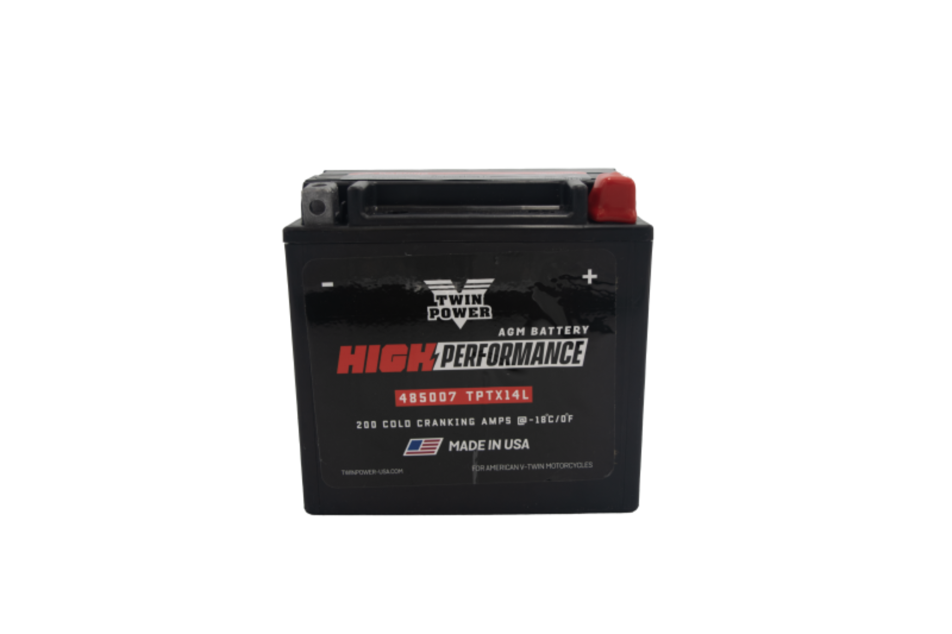 Picture of Twin Power YTX-14L High Performance Battery Replaces H-D 65958-04 Made in USA 200 CCA