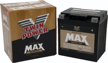 Picture of Twin Power GYZ-32HL Premium MAX Battery Replaces H-D 66010-97A Made in USA 500 CCA