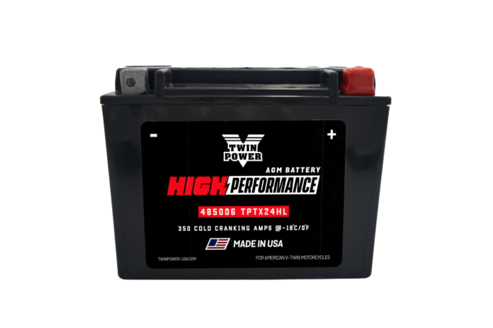 Picture of Twin Power YTX-24HL High Performance Battery Replaces H-D 66010-82A Made in USA 350 CCA