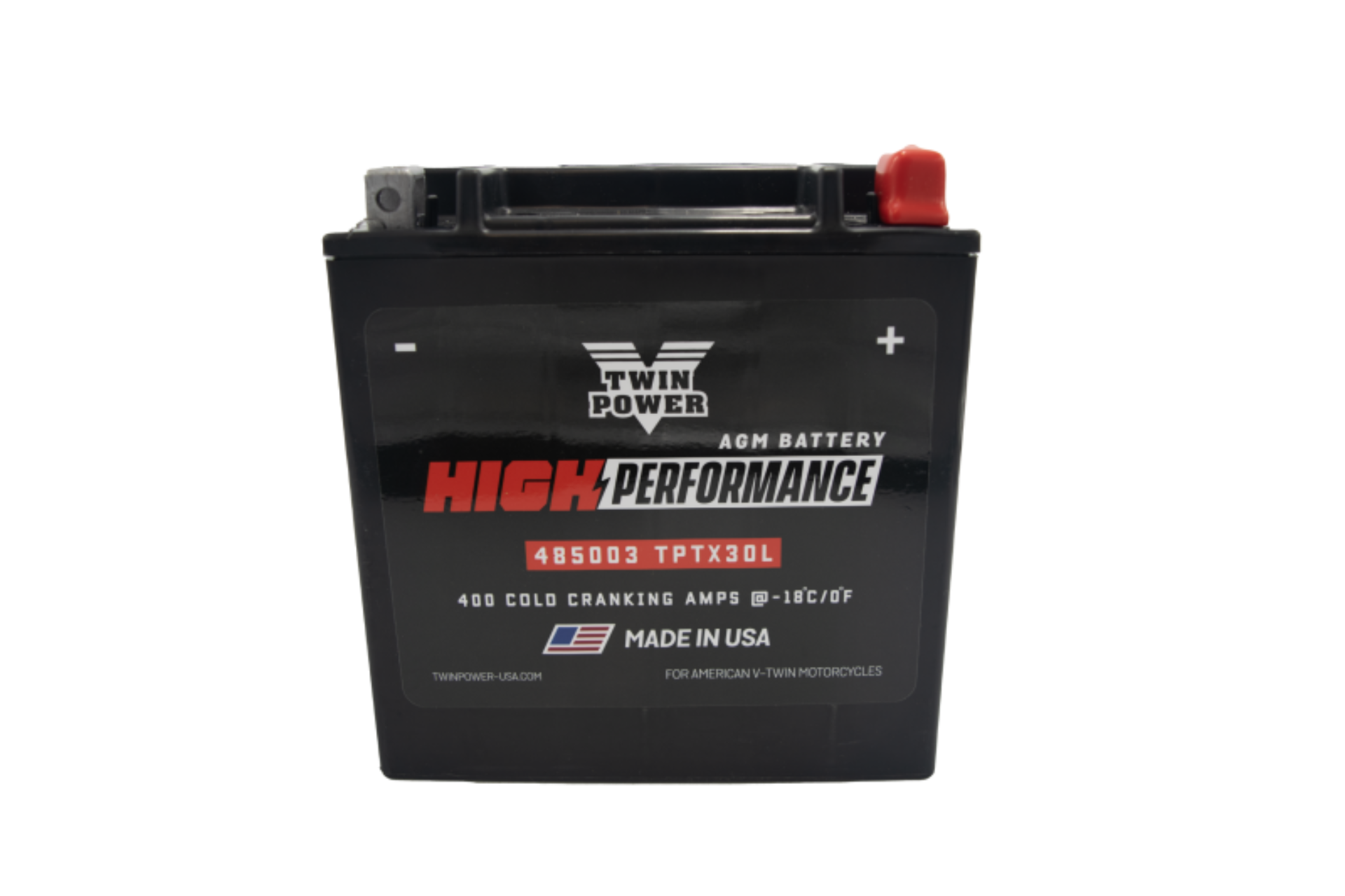 Picture of Twin Power YIX-30L High Performance Battery Replaces H-D 66010-97A Made in USA 400 CCA