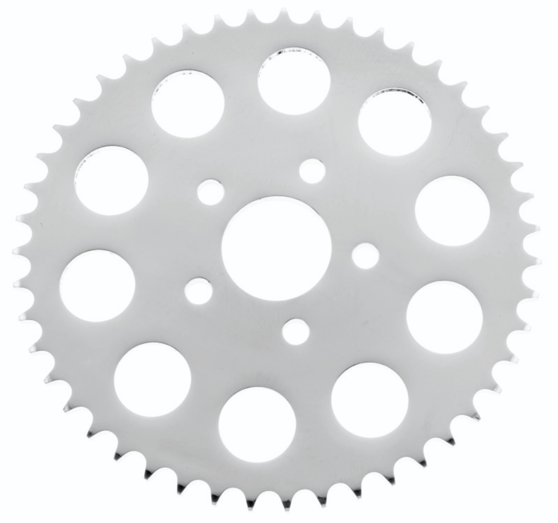 Picture of Twin Power 86-92 XL Chrome Disc Brake Rear Sprocket 47 Tooth Flat