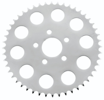 Picture of Twin Power 86-92 XL Chrome Disc Brake Rear Sprocket Replaces H-D 41470-86 48 Tooth Flat