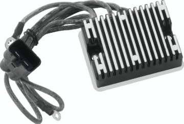 Picture of Twin Power 2000 FXD Voltage Regulator Black Replaces H-D 74512-00 38 Amp