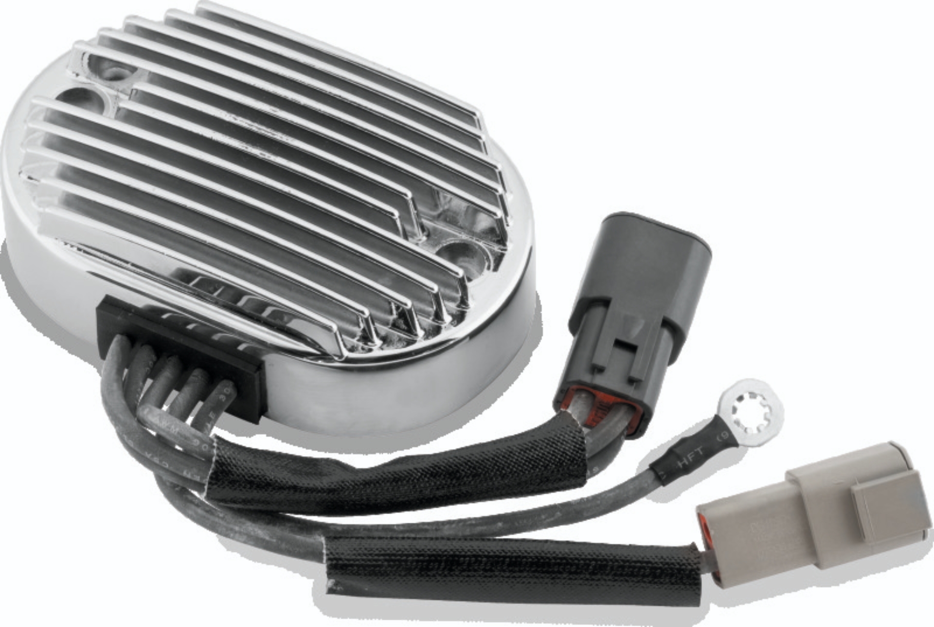 Picture of Twin Power 2007 FXST FLST Voltage Regulator Chrome Replaces H-D 74540-07 40 Amp