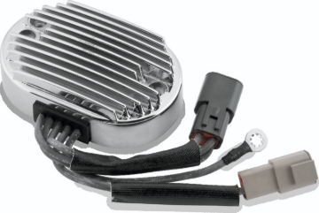 Picture of Twin Power 2007 FXST FLST Voltage Regulator Chrome Replaces H-D 74540-07 40 Amp