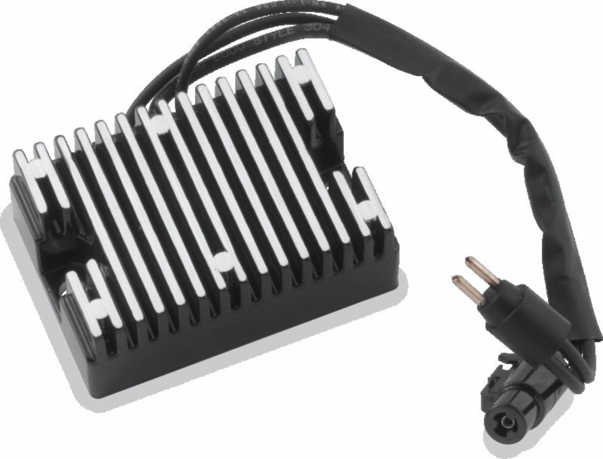 Picture of Twin Power 94-03 XL Voltage Regulator Black Replaces H-D 74523-94 22 Amp