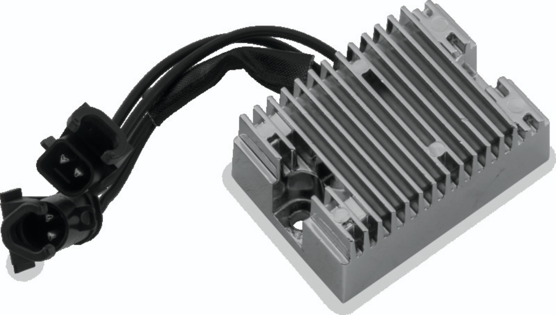 Picture of Twin Power 07-08 XL Voltage Regulator Chrome Replaces H-D 74546-07A 32 Amp