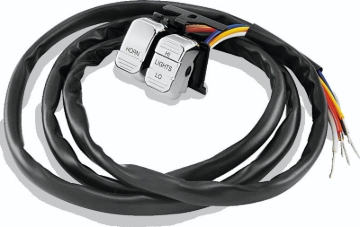Picture of Twin Power 96-13 Big Twin XL V-Rod Chrome Horn/Dimmer Switch Replaces H-D 71597-96 71682-06A