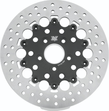 Picture of Twin Power 84-17 Big Twin Exc 08-17 FLH FLT Rear 11.5 Floating Rotor Black Hole