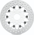 Picture of Twin Power 08-Up FLH FLT Rear 11.8in Floating Rotor Mesh Silver