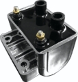 Picture of Twin Power 65-79 Big Twin and XL Ignition Coil Chrome Replaces H-D 31609-65A 5 Ohm