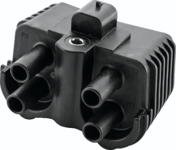 Picture of Twin Power 18-Up Softail Ignition Coil Black Replaces H-D 31600067 .4 ohm