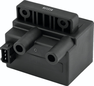 Picture of Twin Power 95-98 FLH With EFI Ignition Coil Black Replaces H-D 31639-95 3 Ohm