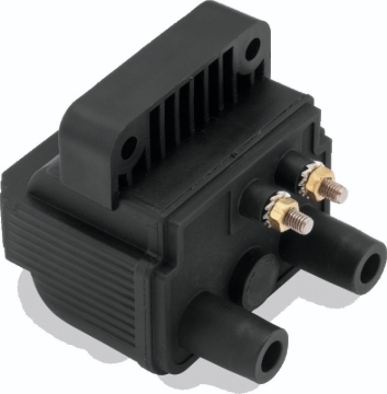 Picture of Twin Power 65-79 Big Twin and XL Mini Ignition Coil Black Replaces H-D 31609-65A 5 Ohm