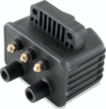 Picture of Twin Power Big Twin and XL Custom Application Ignition Coil Black Single Fire Dual Output 3 Ohm