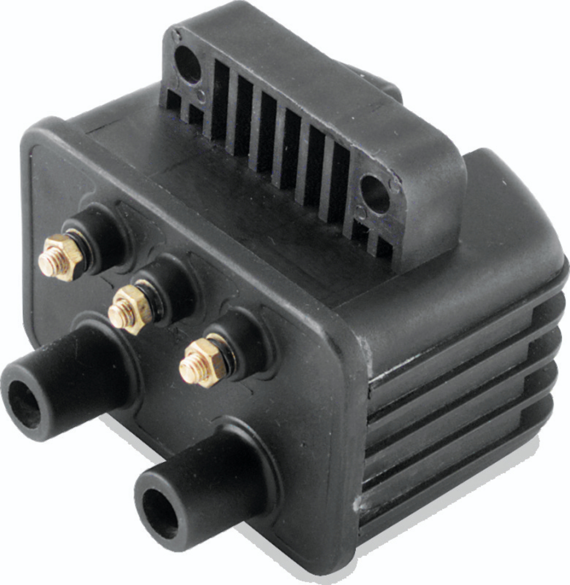 Picture of Twin Power Big Twin and XL Custom Application Ignition Coil Black Single Fire Dual Output 3 Ohm