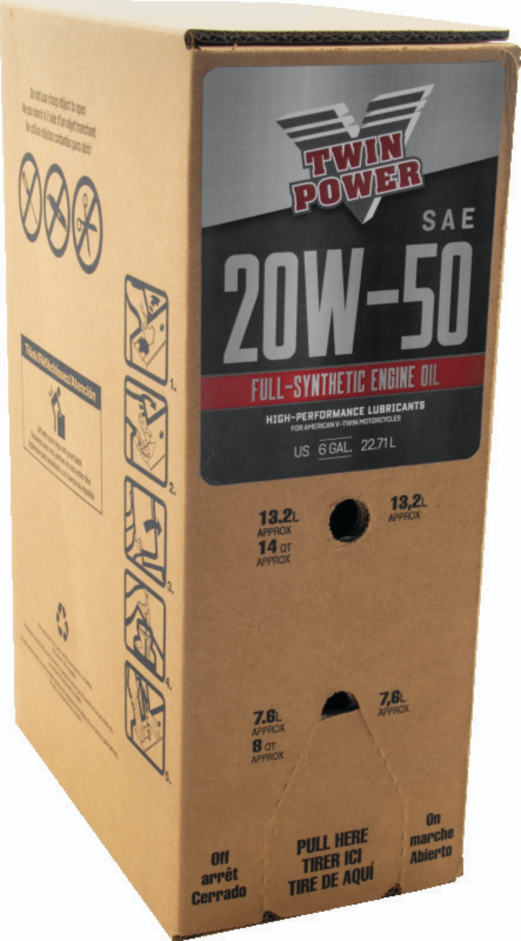 Picture of Twin Power 20W50 Synthetic Oil - 6 Gallon Bag-In-Box