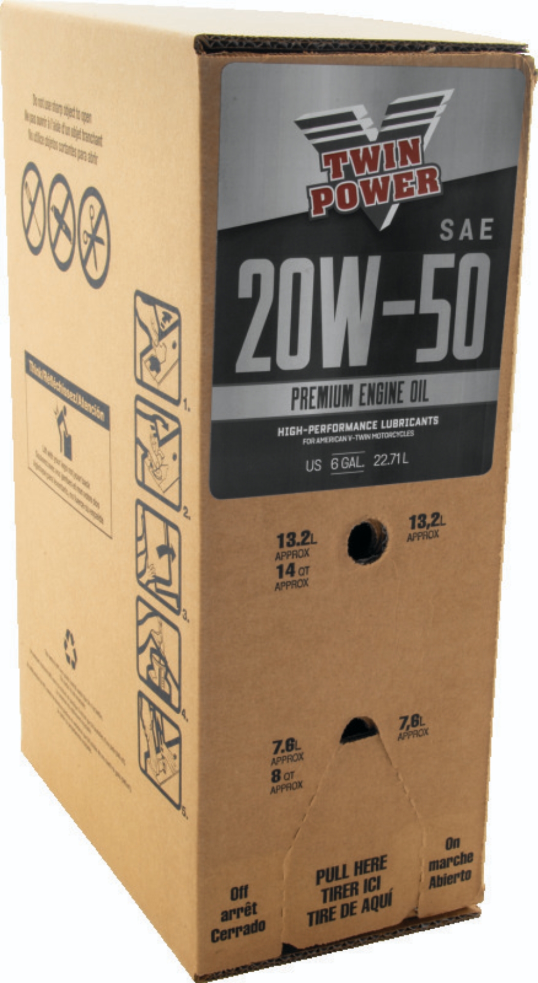 Picture of Twin Power 20W50 Oil - 6 Gallon Bag-In-Box