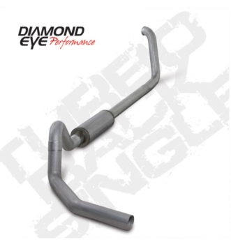 Picture of Diamond Eye KIT 4in Turbo Back SGL AL: 00-03 FORD 7.3L F240/F350 CandC