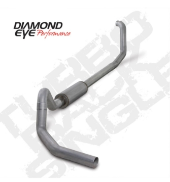 Picture of Diamond Eye KIT 4in Turbo Back SGL AL: 00-03 FORD 7.3L E-SERIES VAN NFS W/ CARB EQUIV STDS